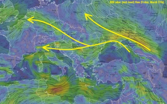 Polveri sottili dall'Asia alla Liguria, valori delle centraline quintuplicati  