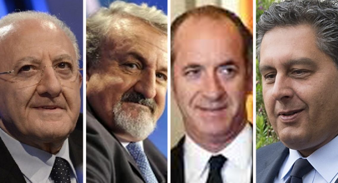 Toti, Zaia, De Luca ed Emiliano non ci stanno e chiedono le Regionali a luglio