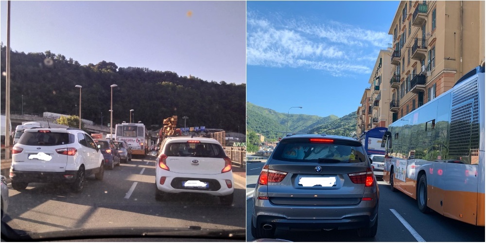 Resta chiuso tratto A7 Bolzaneto-Genova Ovest: traffico paralizzato in Valpolcevera