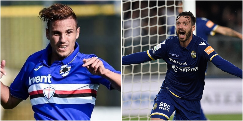 Sampdoria, ipotesi scambio Verre-Di Carmine con l'Hellas Verona