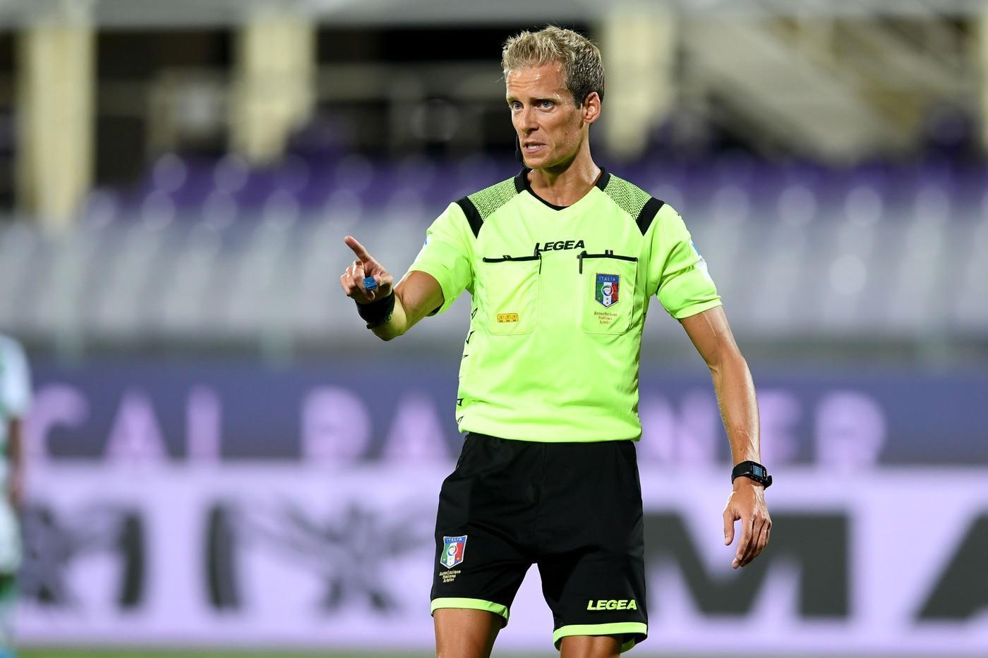 Roma-Sampdoria: Chiffi e Guida cambiati di posto, il primo arbitra e il secondo al VAR