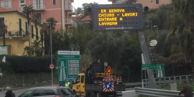 Cantieri autostrade, Lega: beffa da Aspi sulla riapertura casello Chiavari