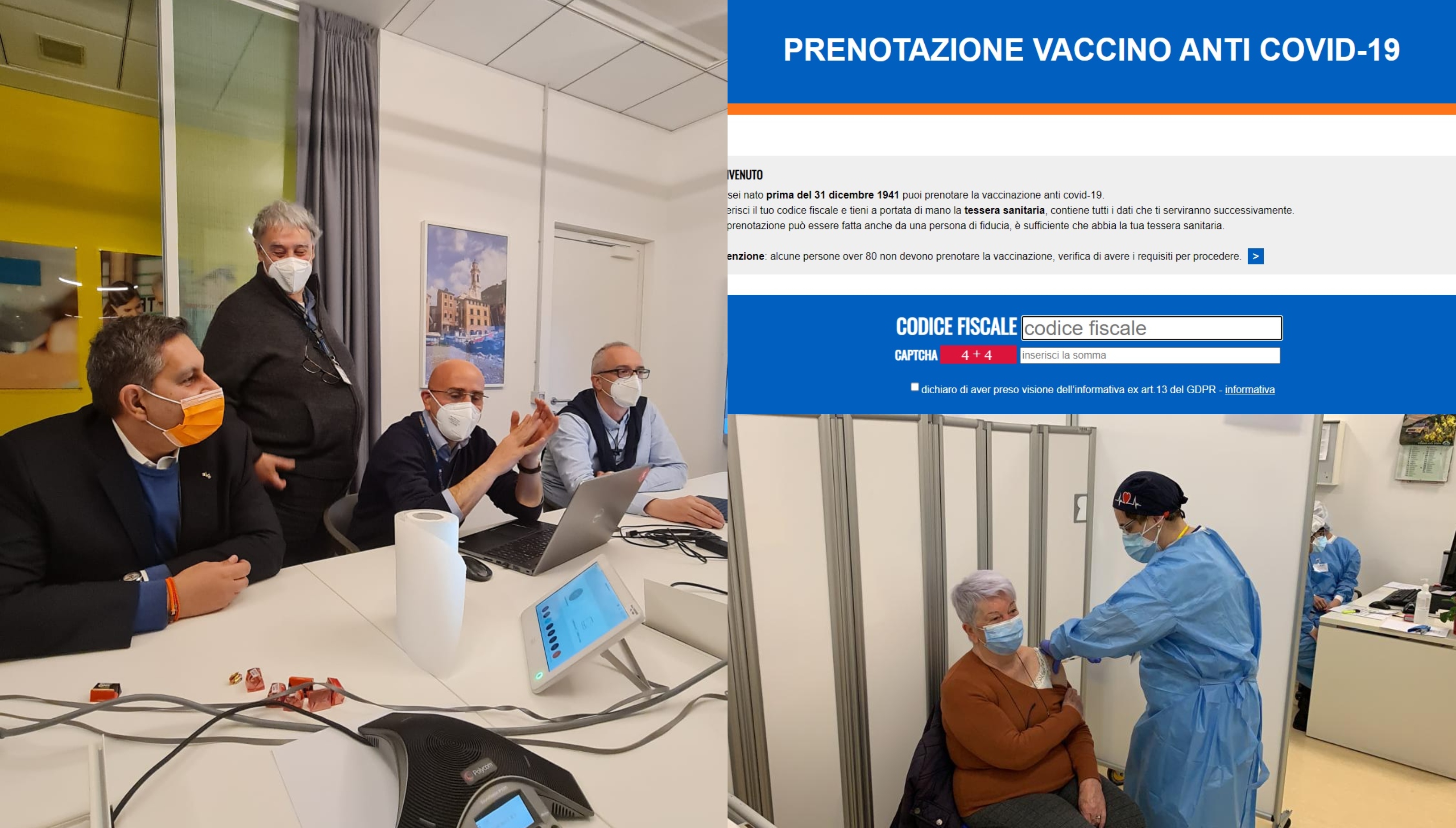 Vaccini anti Covid, al via le prenotazioni in Liguria per gli over 75