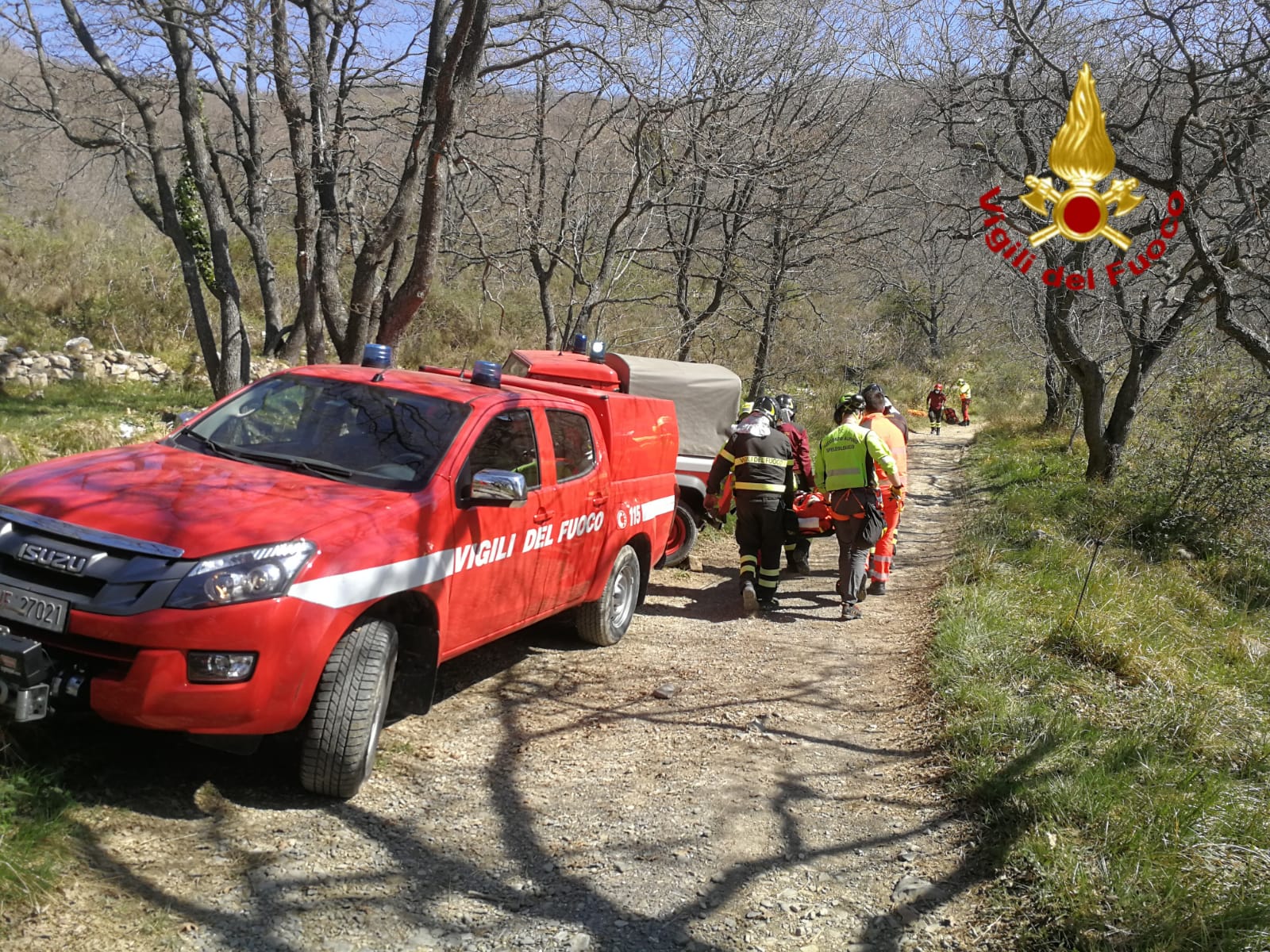 Imperia, ciclista si fa male nel bosco: interviene l'elisoccorso