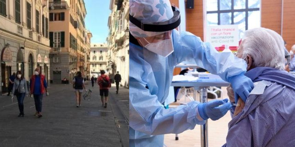 Liguria 'saldamente' in zona bianca, in sei ore terza dose prenotata da oltre 3mila Over 80